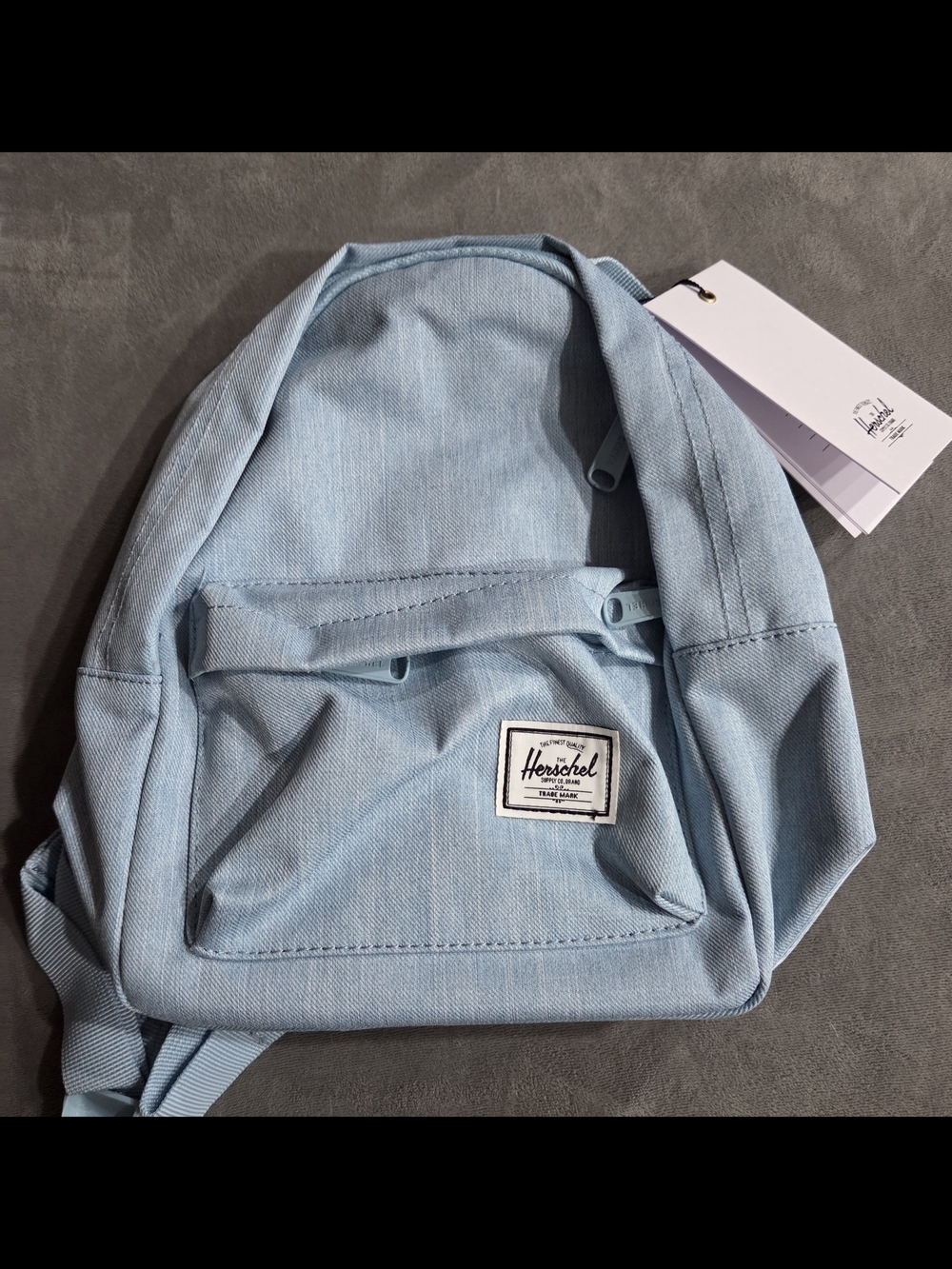 Herschel Camo Classic Clear Nova Mini Backpack NWT Light Denim Blue RARE